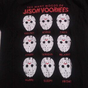 Friday the 13th Many Moods of Jason Vorhees Tshirt